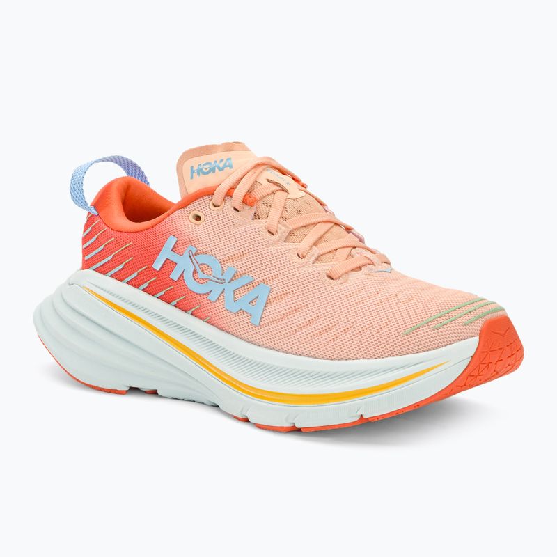 Дамски обувки за бягане HOKA Bondi X caellia/peach parfait