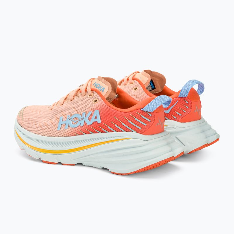 Дамски обувки за бягане HOKA Bondi X caellia/peach parfait 4