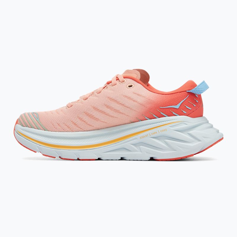 Дамски обувки за бягане HOKA Bondi X caellia/peach parfait 9