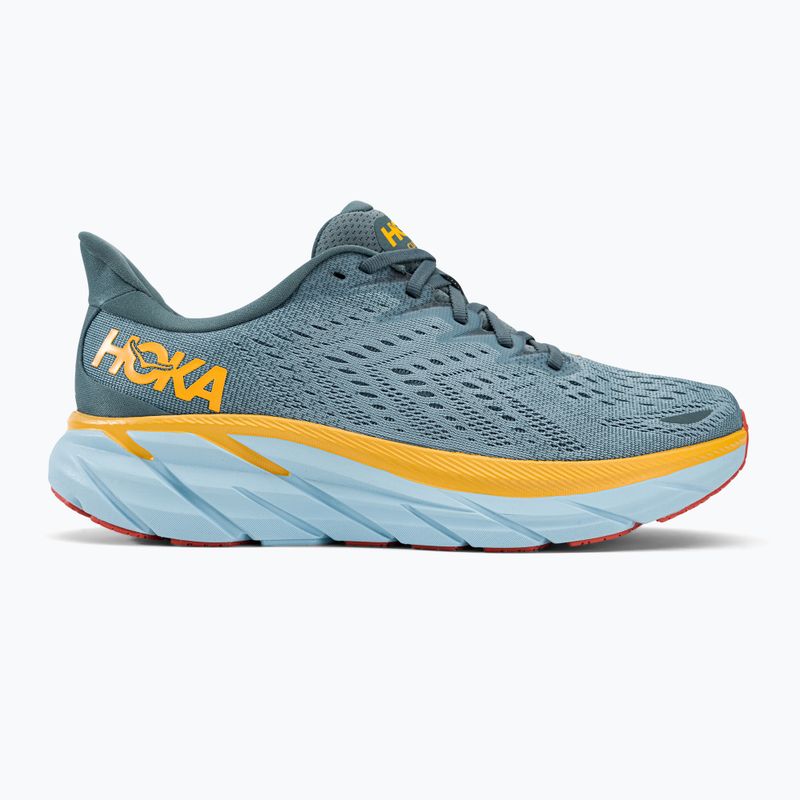 Мъжки маратонки за бягане HOKA Clifton 8 светло сиви 1119393-GBMS 2