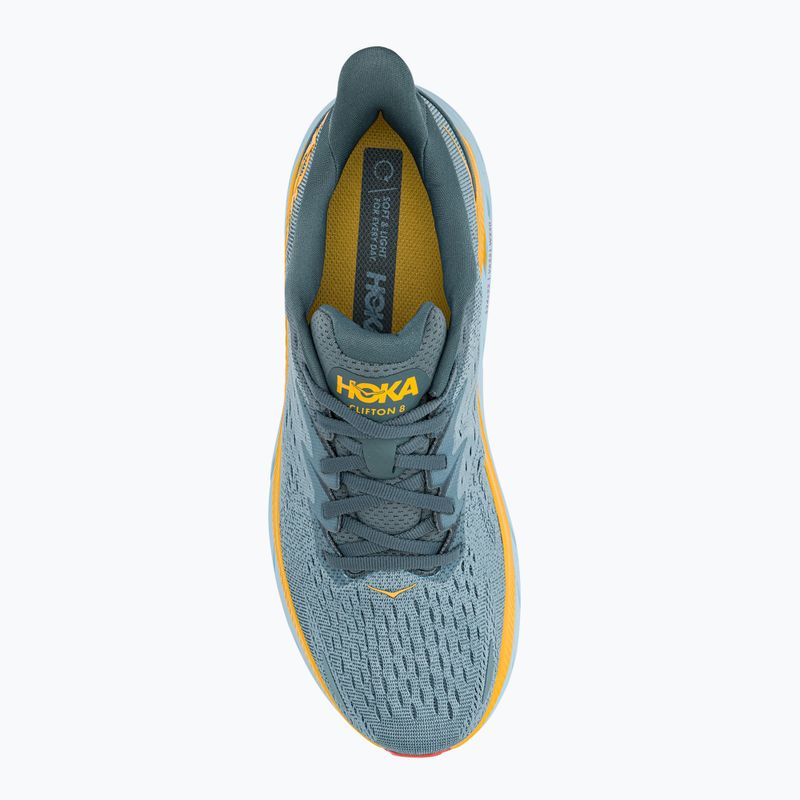 Мъжки маратонки за бягане HOKA Clifton 8 светло сиви 1119393-GBMS 6