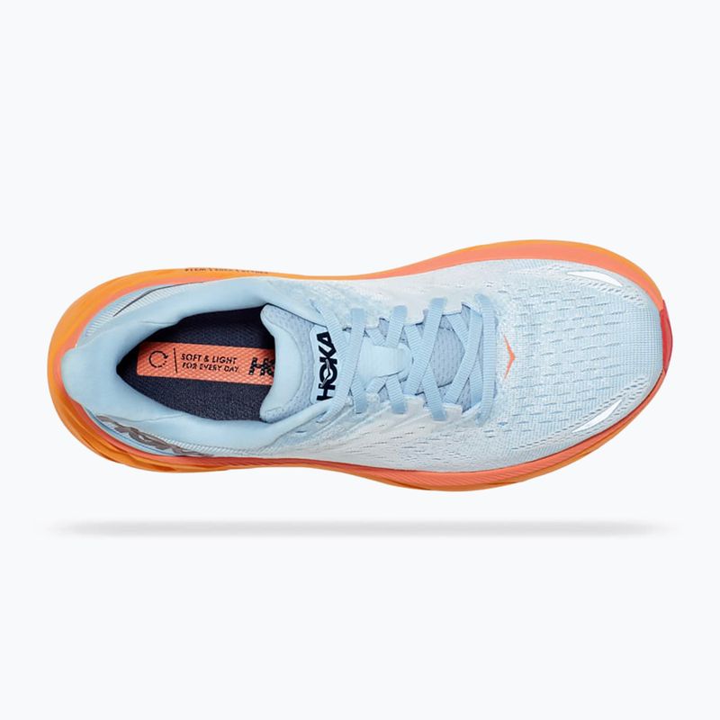 Дамски обувки за бягане HOKA Clifton 8 light blue 1119394-SSIF 11