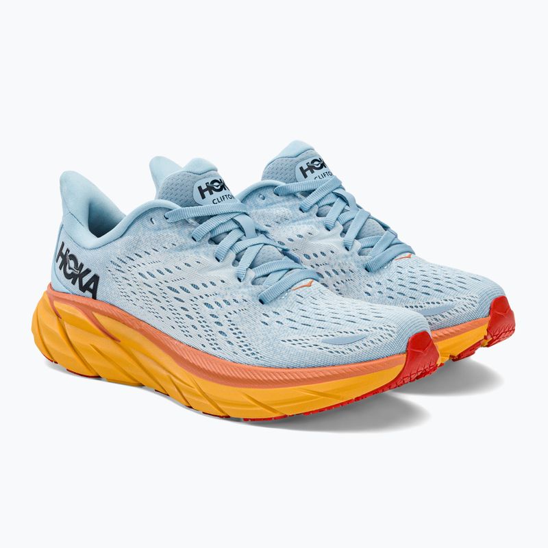Дамски обувки за бягане HOKA Clifton 8 light blue 1119394-SSIF 4