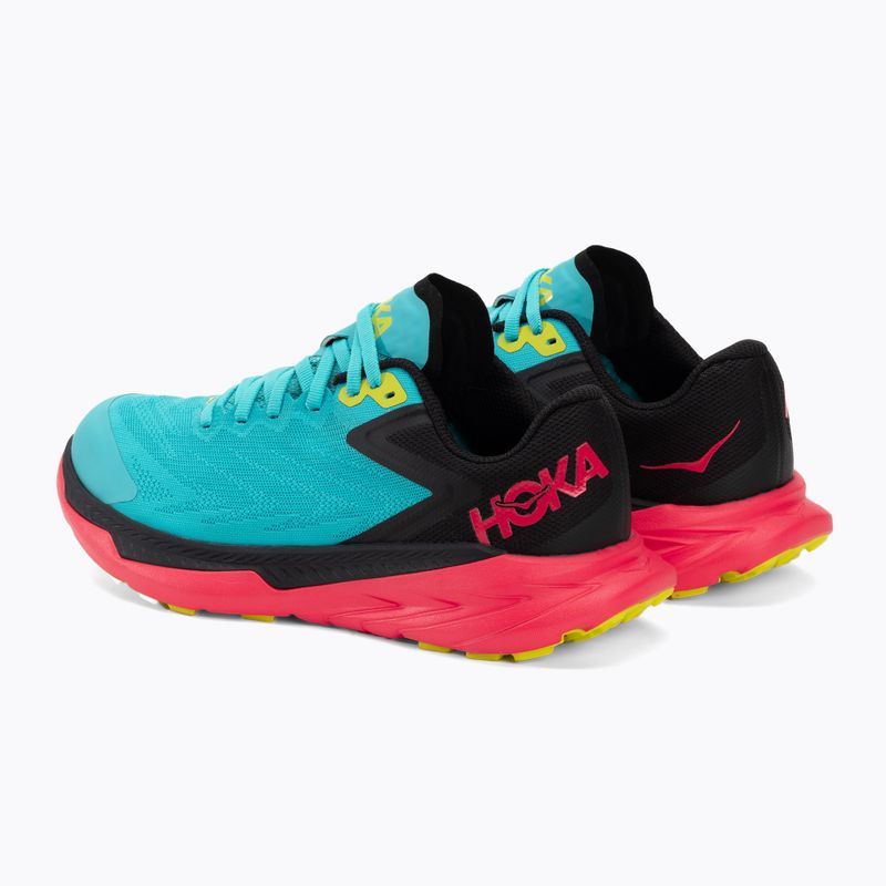 Дамски обувки за бягане HOKA Zinal scuba blue/diva pink 3