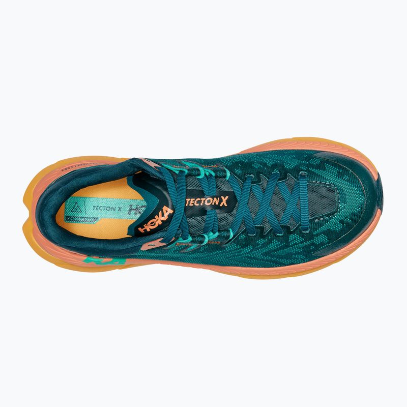 Дамски обувки за бягане HOKA Tecton X deep teal/water garden 9