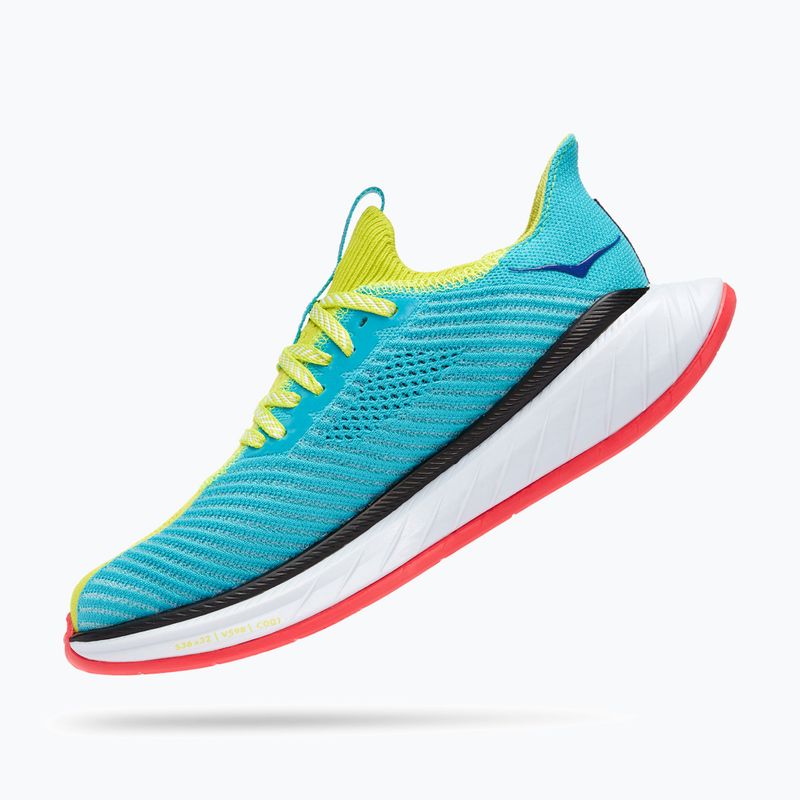 Дамски обувки за бягане HOKA Carbon X 3 evening primrose/scuba blue 10