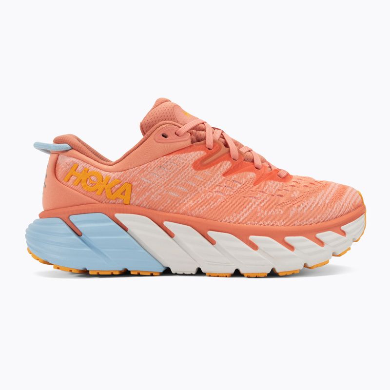 Дамски обувки за бягане HOKA Gaviota 4 shell coral/peach parfait 2