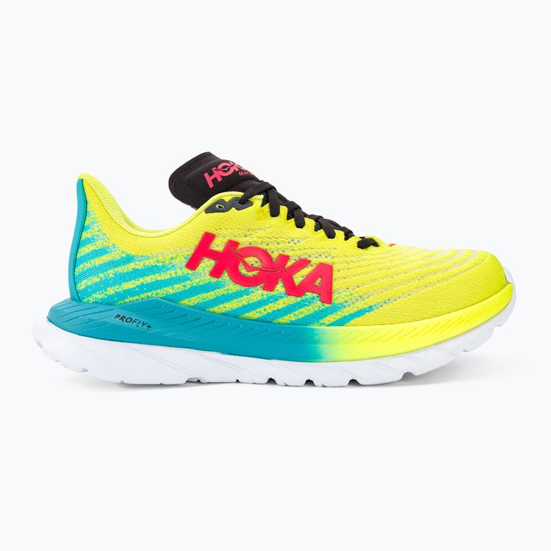 Мъжки обувки за бягане HOKA Mach 5 evening primrose/scuba blue 2