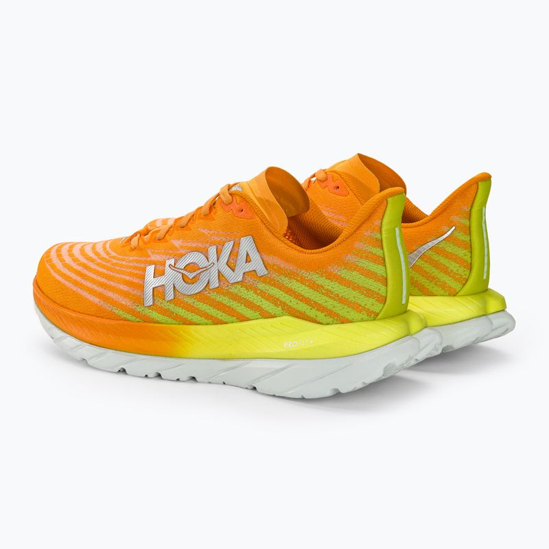 Мъжки обувки за бягане HOKA Mach 5 radiant yellow orange 4