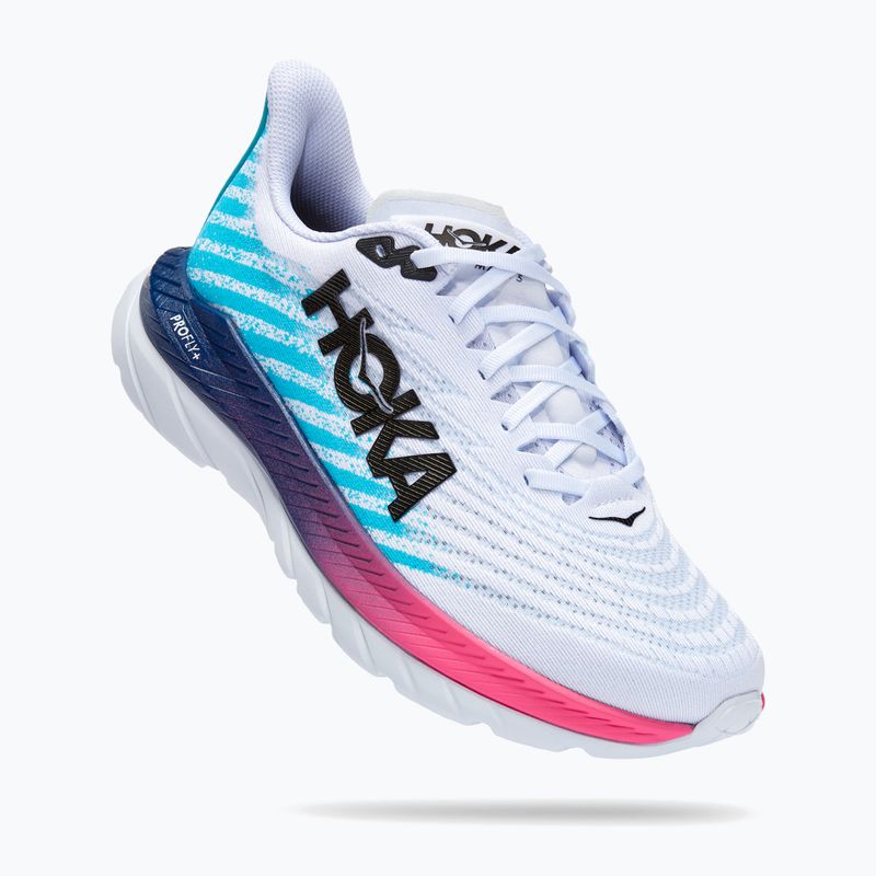 Мъжки обувки за бягане HOKA Mach 5 white/scuba blue 7