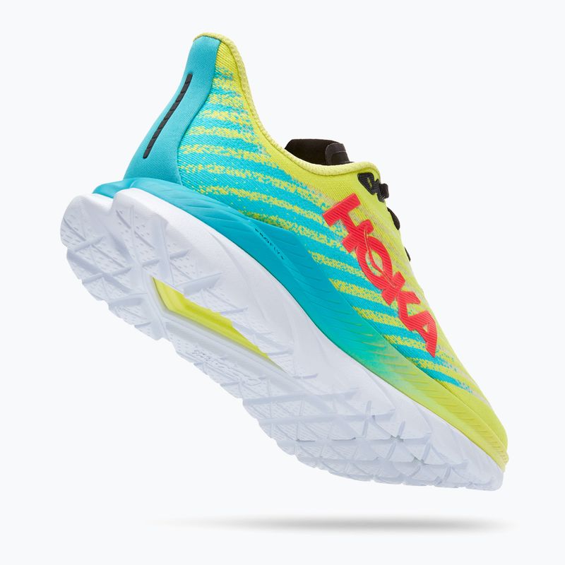 Дамски обувки за бягане HOKA Mach 5 evening primrose/scuba blue 11