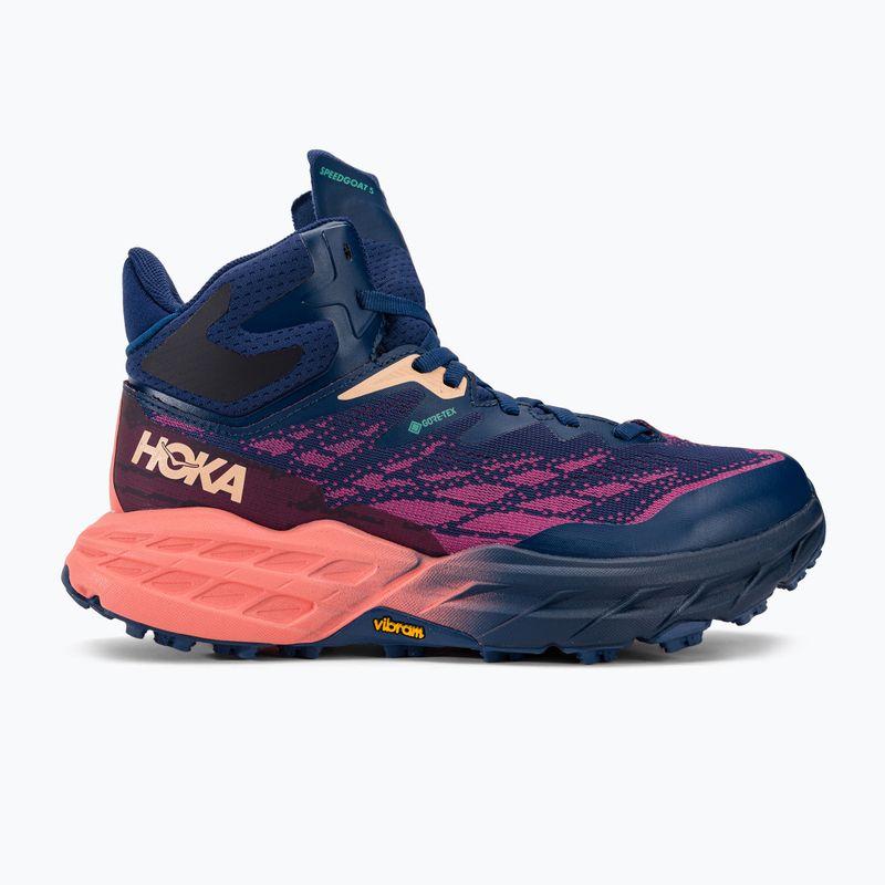 Дамски обувки за бягане HOKA Speedgoat 5 Mid GTX bellwether blue/camellia 2