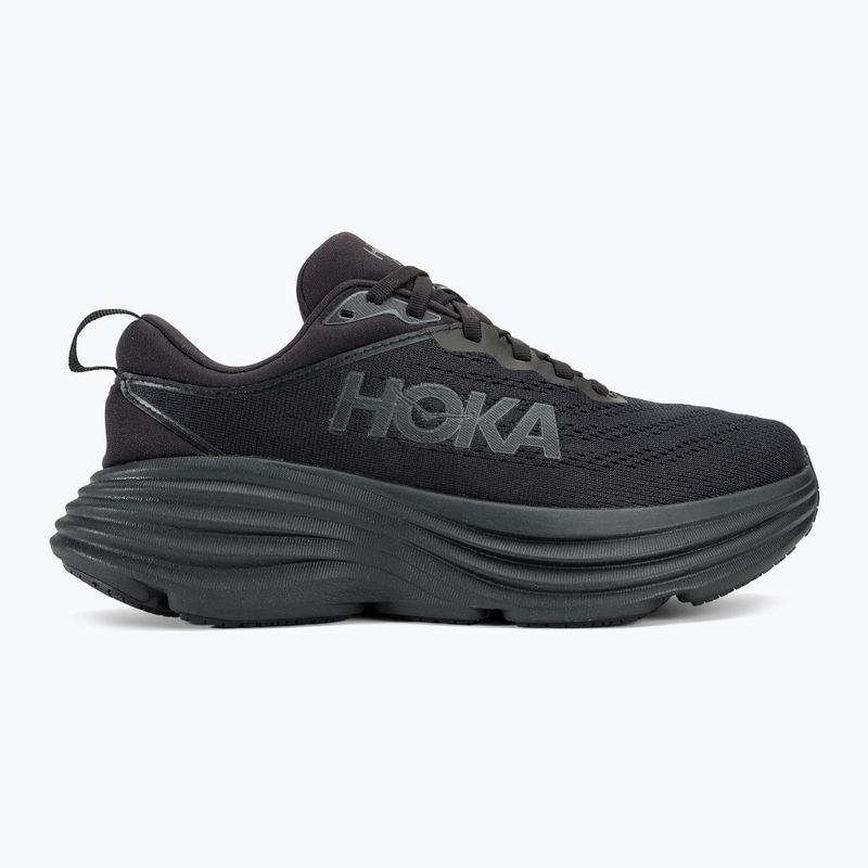 Дамски обувки за бягане HOKA Bondi 8 Wide black/black 2