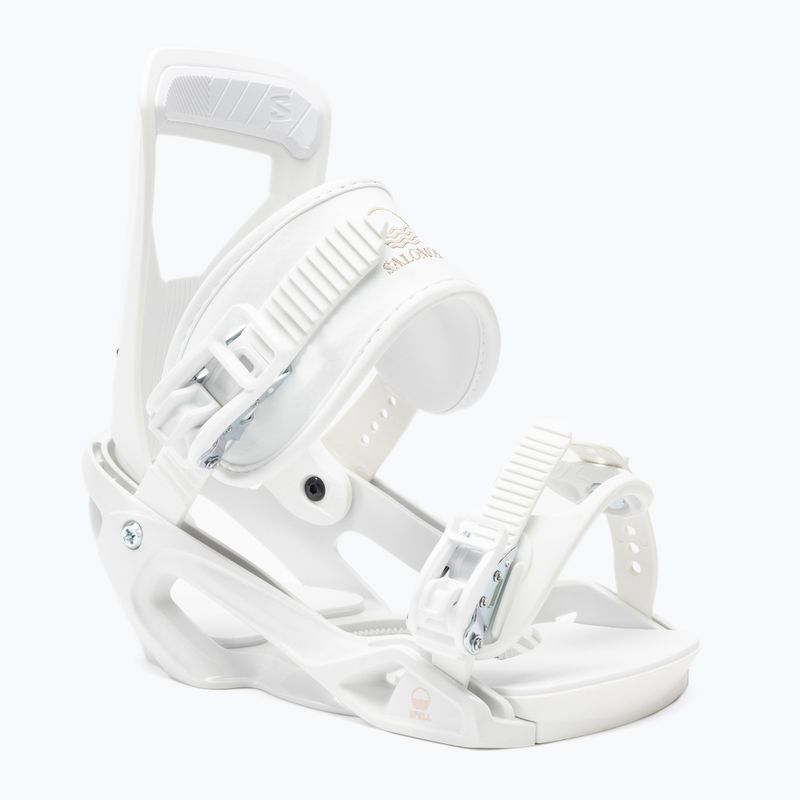 Дамски сноуборд връзки Salomon Spell white L41777200