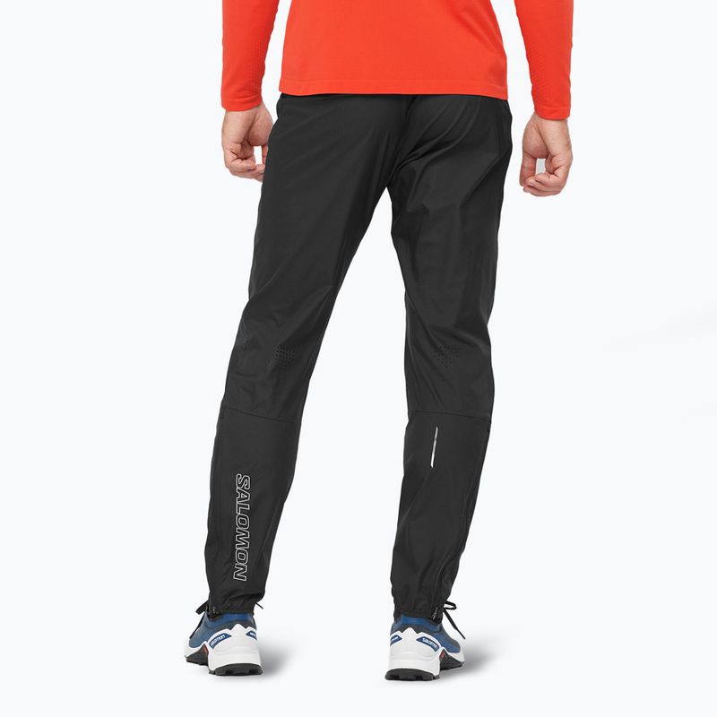 Мъжки панталони за бягане Salomon Bonatti Trail deep black 2