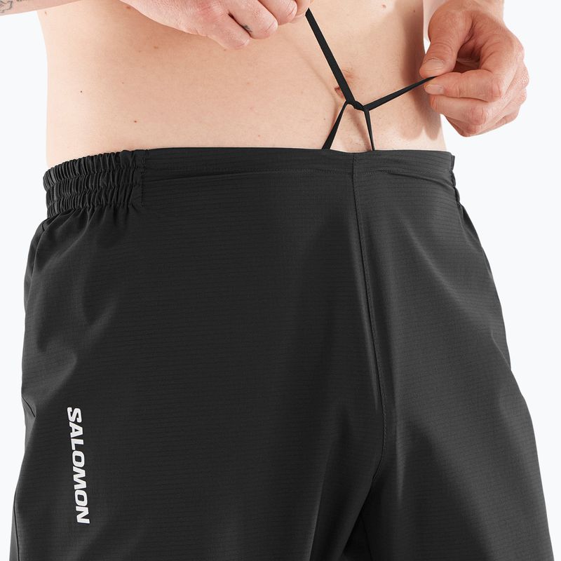 Мъжки панталони за бягане Salomon Bonatti Trail deep black 3