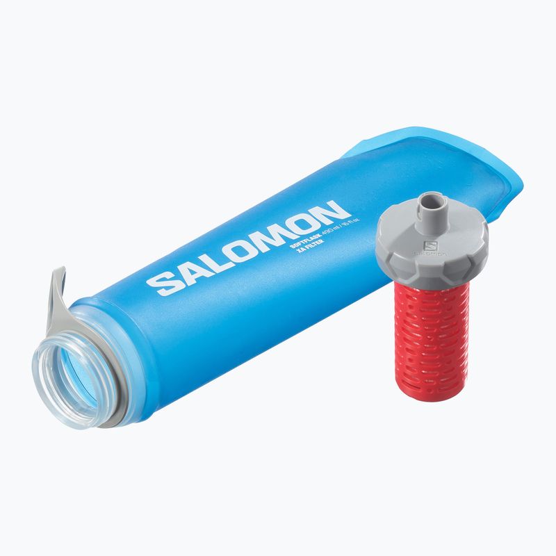 Salomon SoftFlask XA Filter 490ml/16oz прозрачно син 2