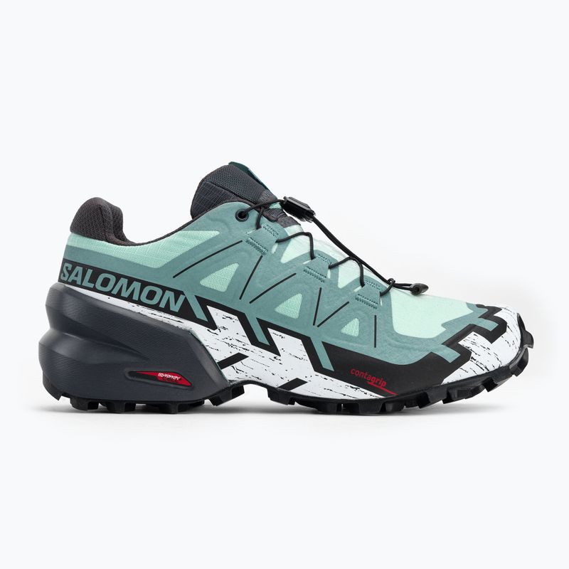 Дамски обувки за бягане Salomon Speedrcross 6 зелен L41743100 2