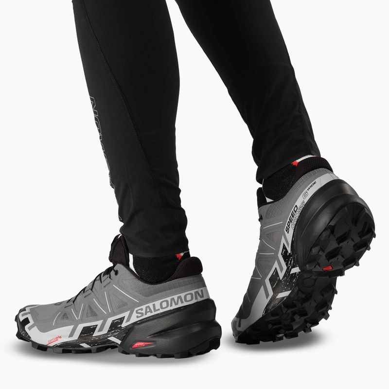 Мъжки маратонки за бягане Salomon Speedcross 6 Wide quiet shade/black/pearl blue 8