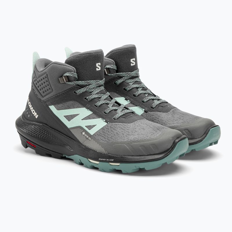Salomon Outpulse Mid GTX дамски туристически обувки ebony/qush/ebony 4