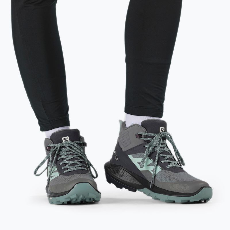 Salomon Outpulse Mid GTX дамски туристически обувки ebony/qush/ebony 16