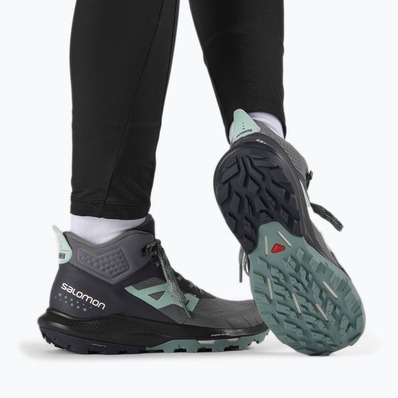 Salomon Outpulse Mid GTX дамски туристически обувки ebony/qush/ebony 17
