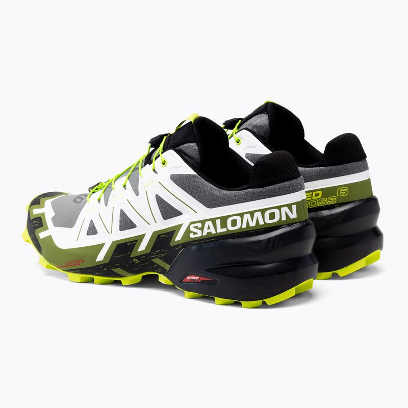 Мъжки обувки за бягане Salomon Speedrcross 6 черен-бял L41738300 3