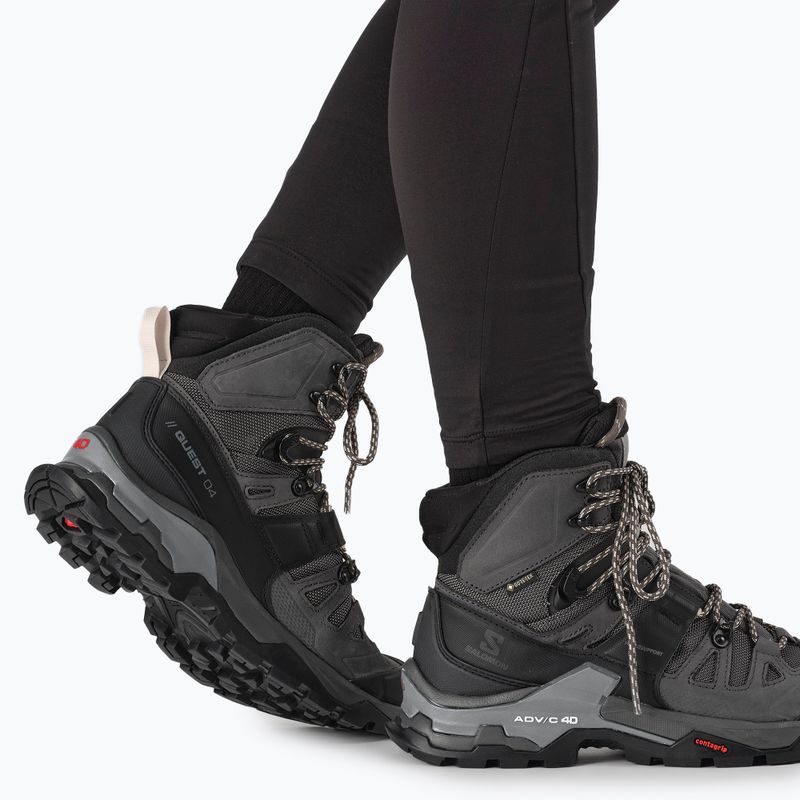 Дамски ботуши за трекинг Salomon Quest 4 GTX magnet/black/sun 16