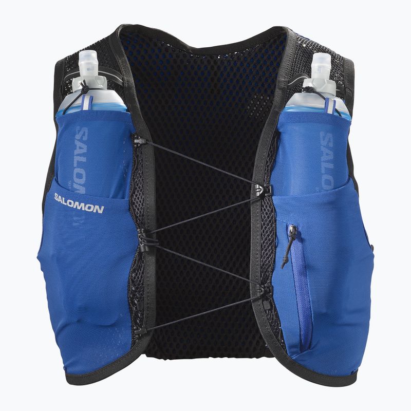 Salomon Active Skin 4 комплект раница за бягане тъмно синьо LC2012500