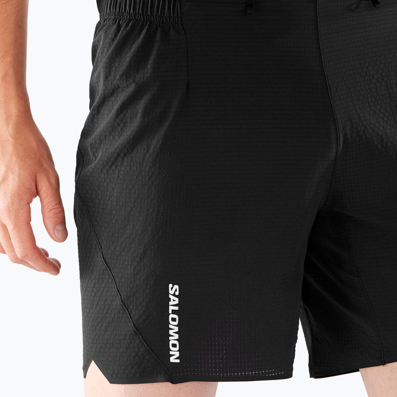 Мъжки къси панталони за бягане Salomon Sense Aero 7'' тъмно черно 3