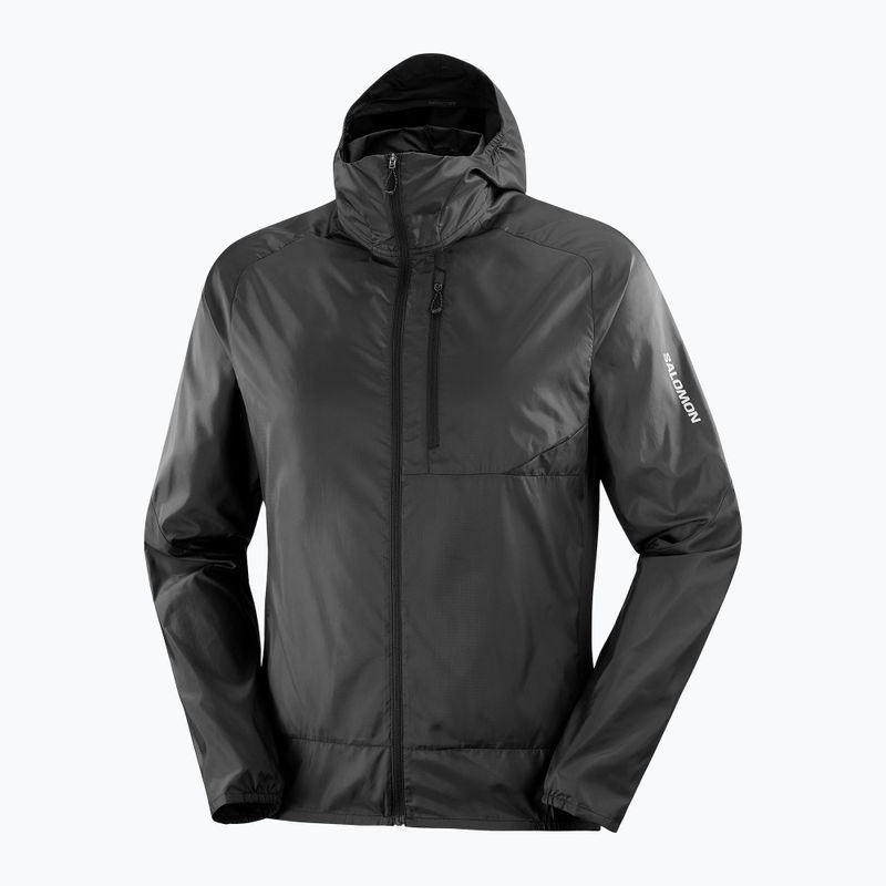 Мъжко яке за бягане Salomon Cross Wind deep black 4
