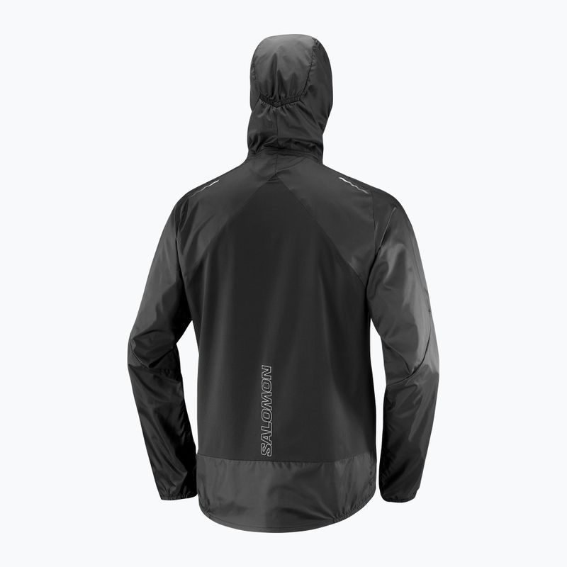 Мъжко яке за бягане Salomon Cross Wind deep black 5