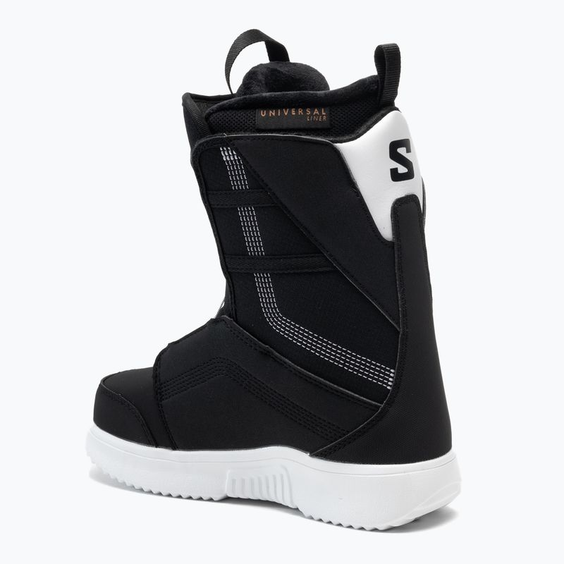 Детски ботуши за сноуборд Salomon Project Boa black L41681700 2