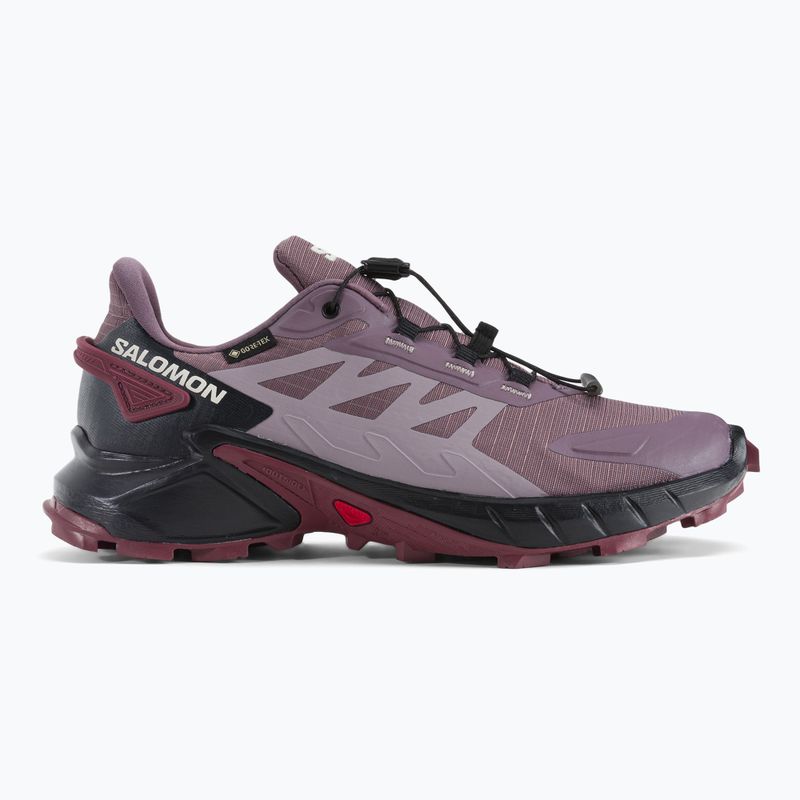 Дамски обувки за бягане Salomon Supercross 4 GTX лилаво L47119900 4