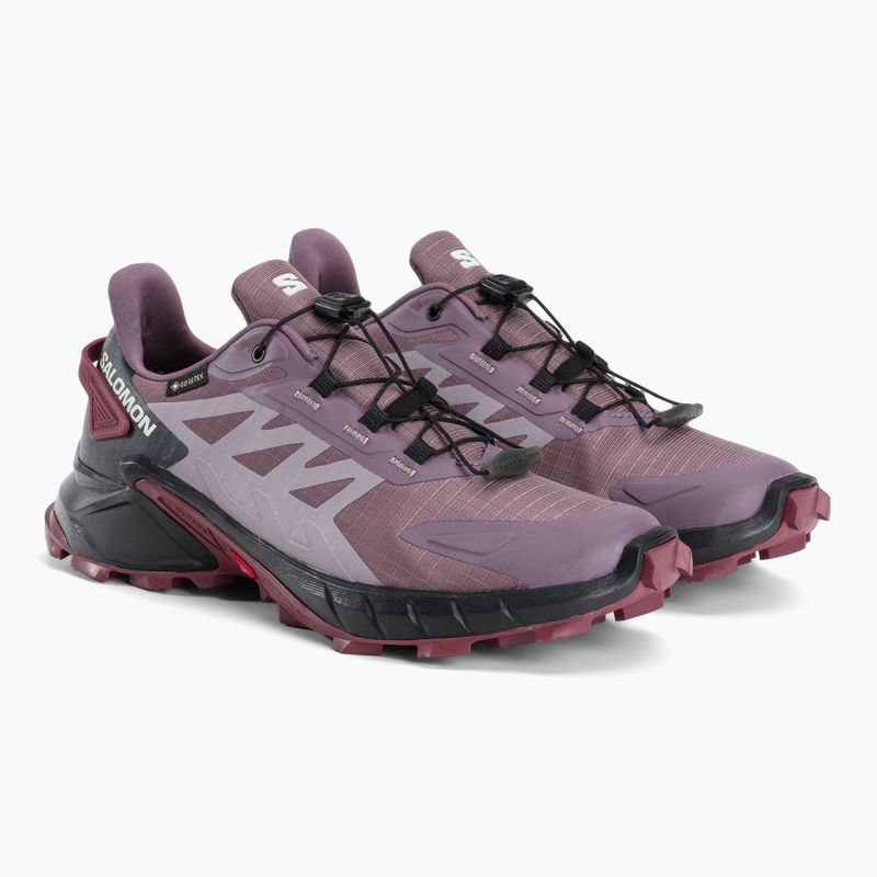 Дамски обувки за бягане Salomon Supercross 4 GTX лилаво L47119900 6