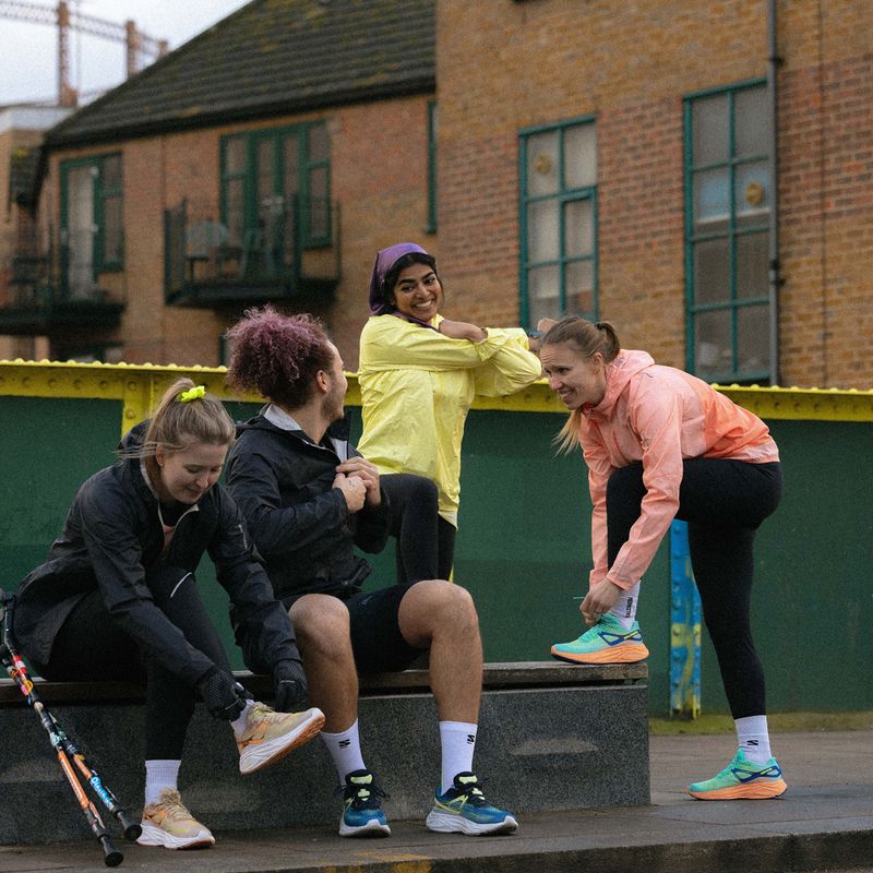 Мъжки обувки за бягане Salomon Aero Glide blue ashes/dark sapphire/sunny lime 18