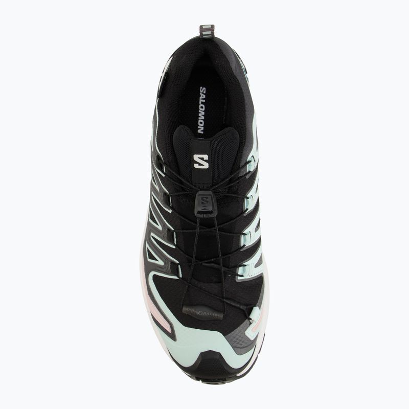 Дамски обувки за бягане Salomon XA Pro 3D V9 GTX черни/белезникаво аква/синьо пристанище 5