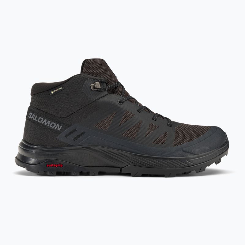 Salomon Outrise Mid GTX мъжки ботуши за трекинг черни L47143500 2