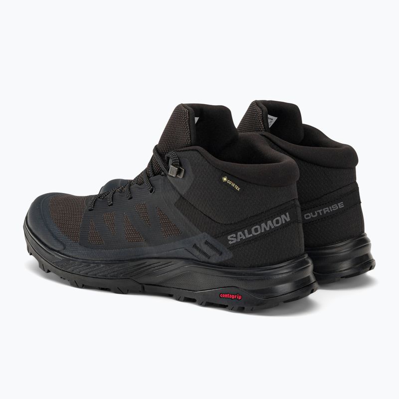 Salomon Outrise Mid GTX мъжки ботуши за трекинг черни L47143500 3