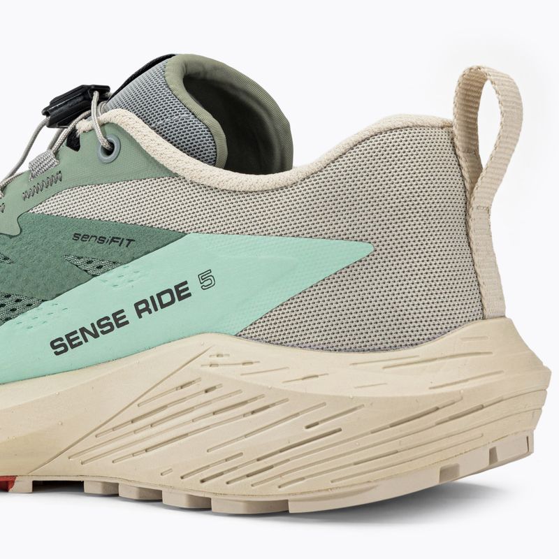 Дамски обувки за бягане Salomon Sense Ride 5 Lily Pad/Rainy Day/Bleached Aqua L47212300 12