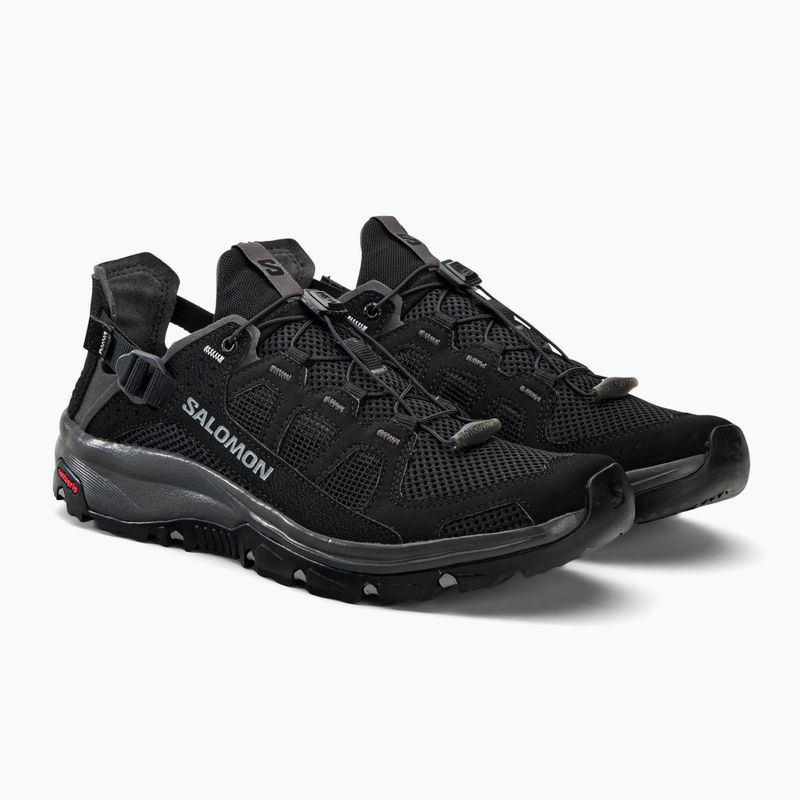 Мъжки обувки за туризъм Salomon Techamphibian 5 black/magnet/monument 4