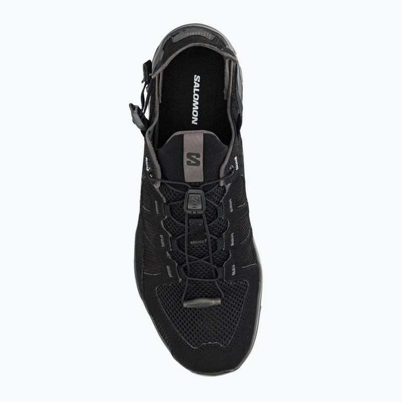 Мъжки обувки за туризъм Salomon Techamphibian 5 black/magnet/monument 6