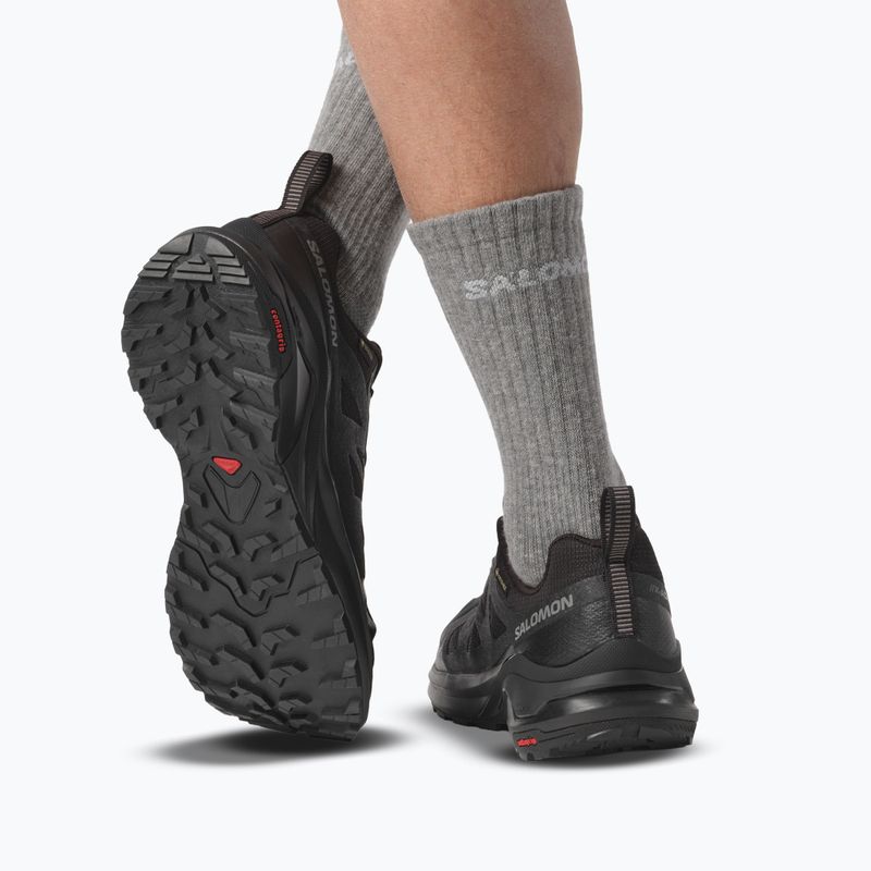 Мъжки обувки за трекинг Salomon X-Adventure GTX Black/Black/Black 6