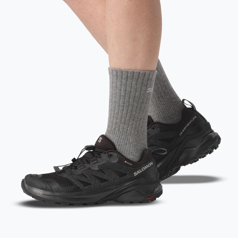 Дамски обувки за трекинг Salomon X-Adventure GTX Black/Black/Black 5