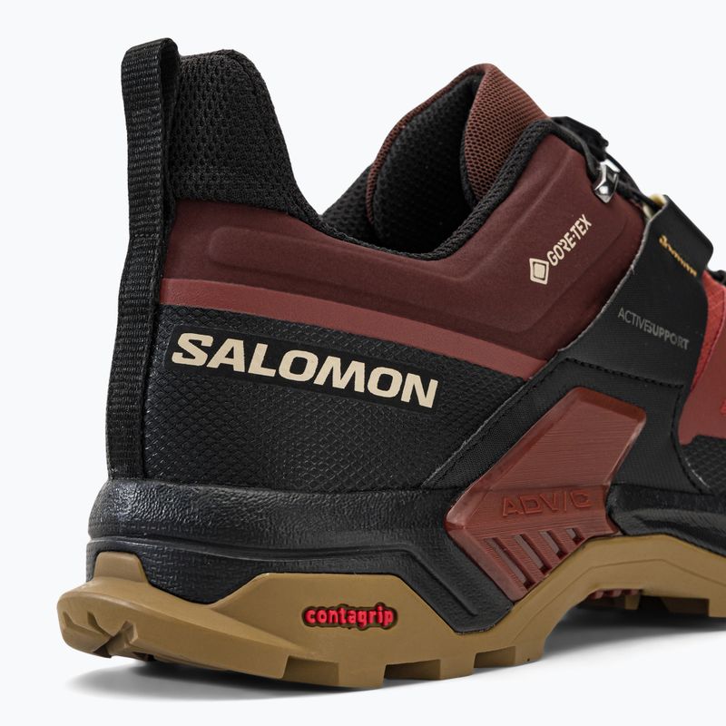 Мъжки ботуши за трекинг Salomon X Ultra 4 GTX maroon L47352700 9