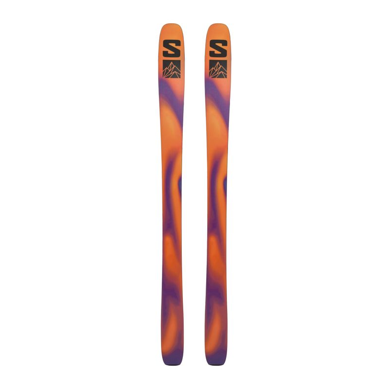 Salomon QST 98 + ски за спускане reef waters/flame orange/royal purple 2