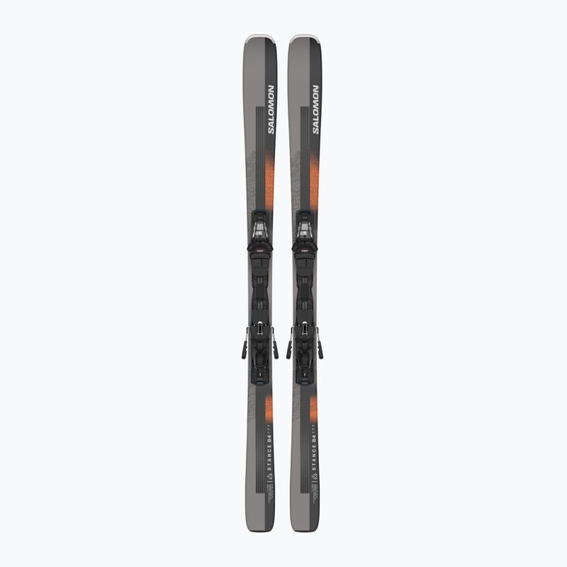 Ски за спускане Salomon Stance 84 + M12 GW black/neon orange/dove 6