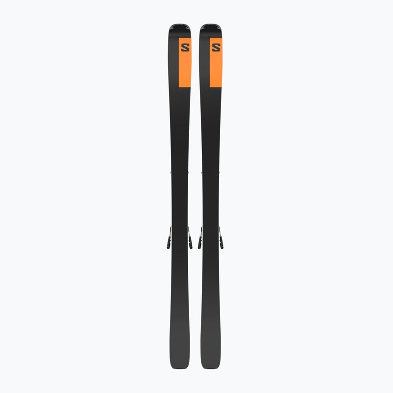 Ски за спускане Salomon Stance 84 + M12 GW black/neon orange/dove 7