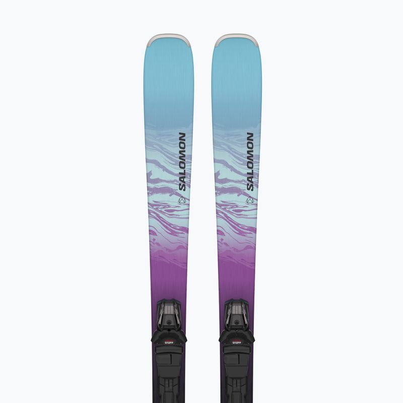 Дамски ски за спускане Salomon Stance W80 + автомати M10 GW black/dewberry/bleached aqua 4