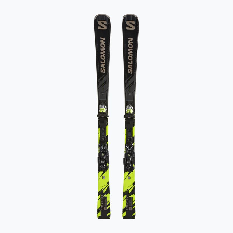 Ски за спускане Salomon S/Max 8 XT + M11 GW black/driftwood/safety yellow